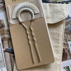 Jen Atkin x Chloe & Isabel Brushed Silver Hair Pin